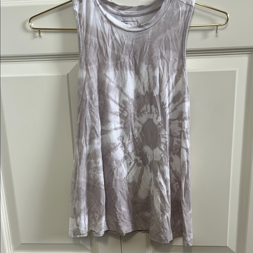 Bixby girls medium Tie-Dye Sleeveless Top Gray/purple color